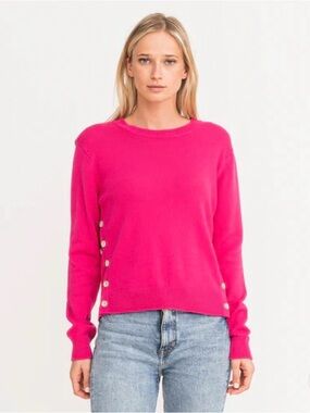 Kerri Rosenthal Patty Sweater in Electric Pink